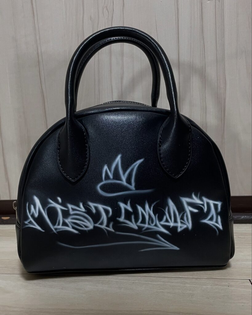 kaossenのバッグペイント　AirBrush Art　custompaint